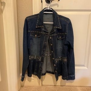Gordon James Women’s Jean Jacket size Large